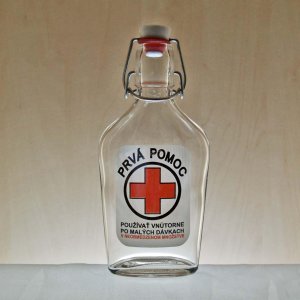 Fľaška na alkohol 0,2L  - Prvá pomoc